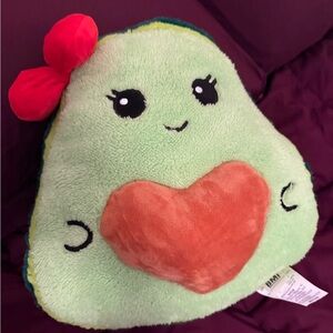 Cute Avocado Plush with Heart